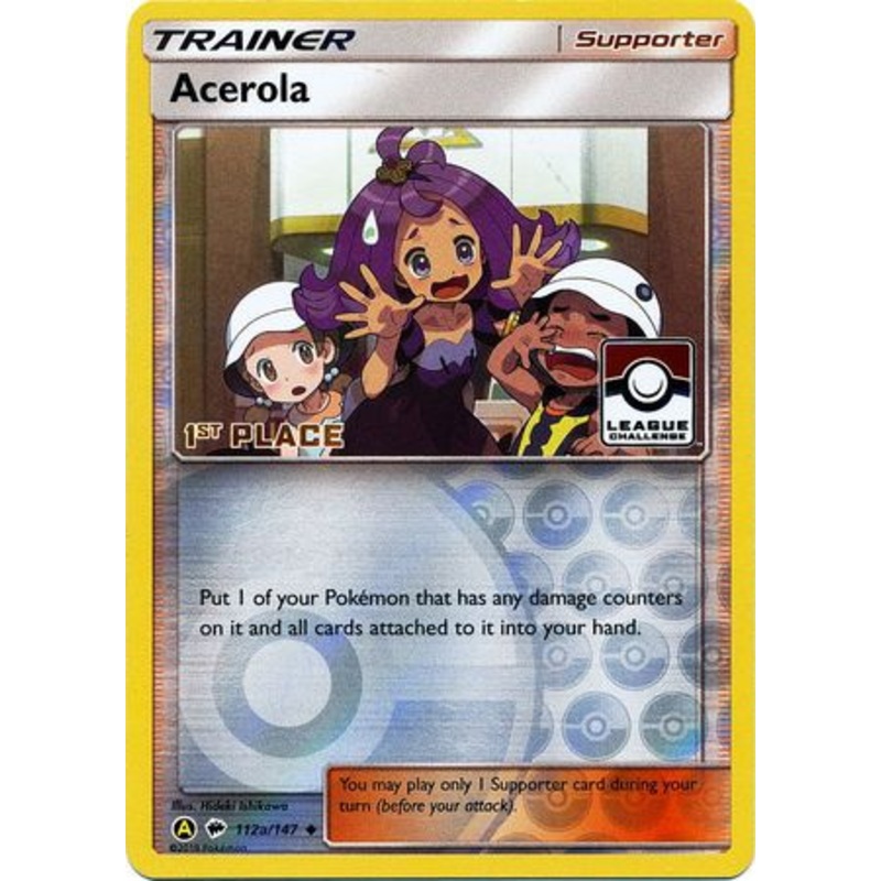 Acerola (112a/147) (League Promo 1st Place) [Sun & Moon: Burning Shadows]