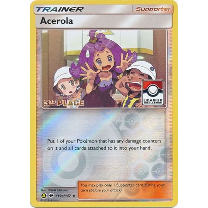 Acerola (112a/147) (League Promo 3rd Place) [Sun & Moon: Burning Shadows]