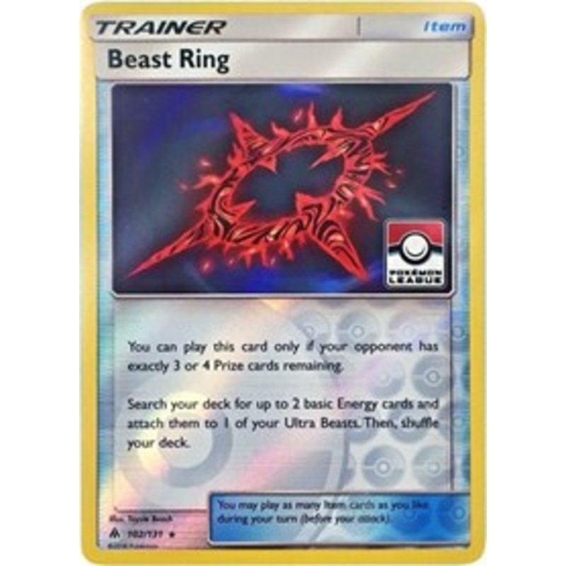 Beast Ring (102/131) (League Promo) [Sun & Moon: Forbidden Light]
