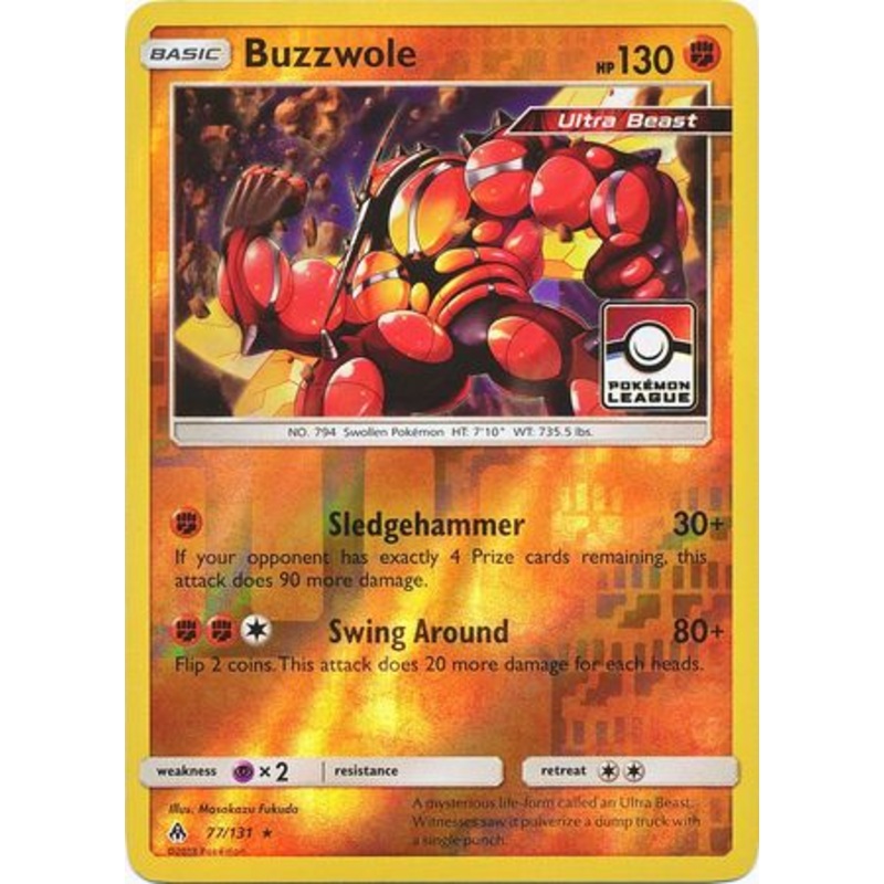 Buzzwole (77/131) (League Promo) [Sun & Moon: Forbidden Light]