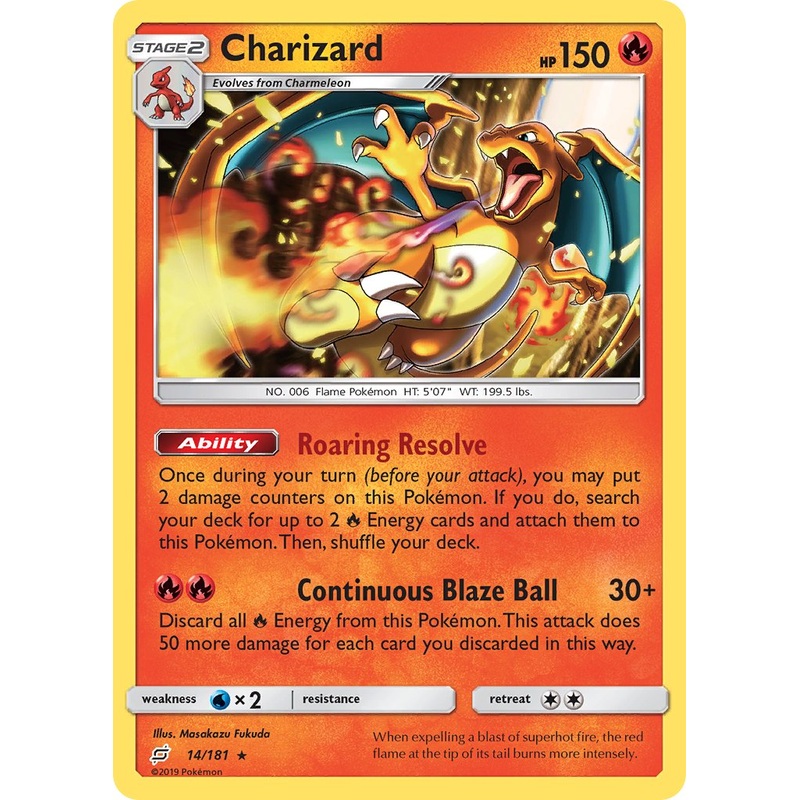 Charizard (14/181) (Theme Deck Exclusive) [Sun & Moon: Team Up]