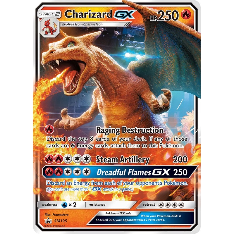 Charizard GX (SM195) [Sun & Moon: Black Star Promos]