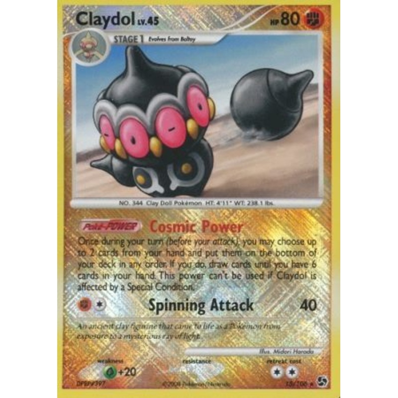 Claydol (15/106) (League Promo) [Diamond & Pearl: Great Encounters]