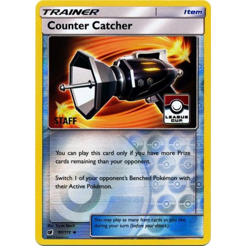 Counter Catcher (91/111) (League Promo Staff) [Sun & Moon: Crimson Invasion]