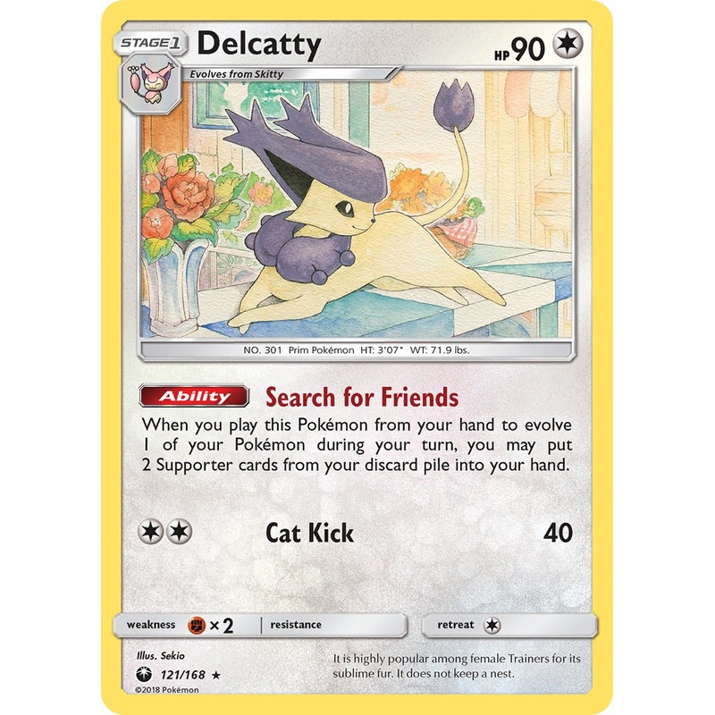Delcatty (121/168) (Theme Deck Exclusive) [Sun & Moon: Celestial Storm]