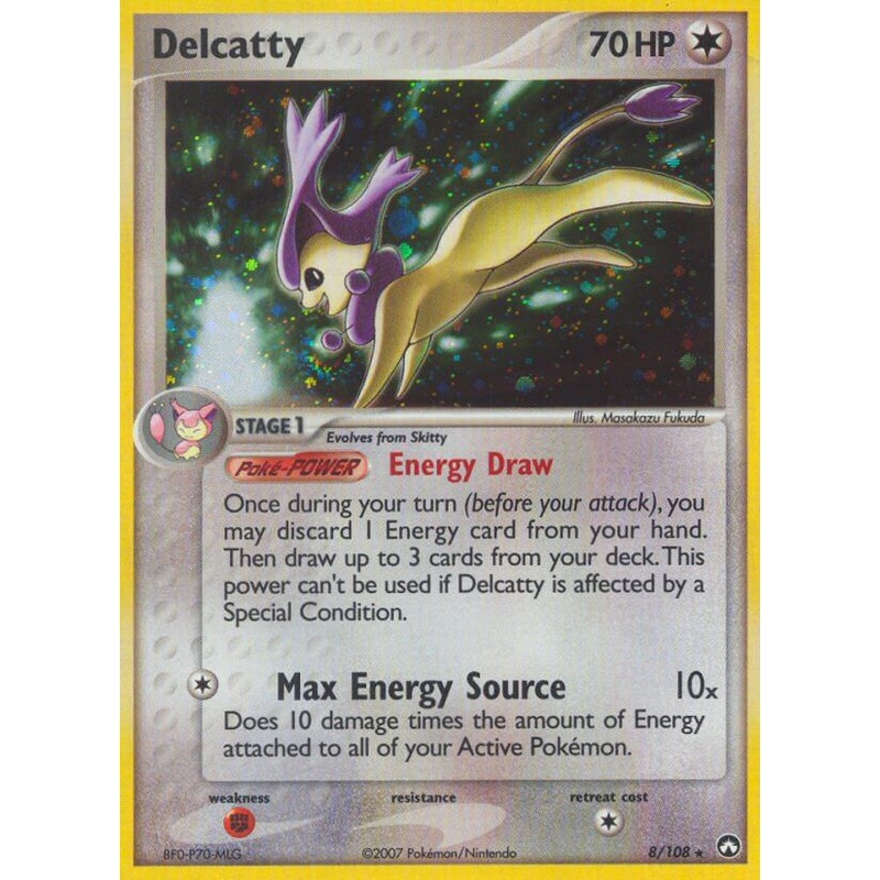 Delcatty (8/108) (Theme Deck Exclusive) [EX: Power Keepers]