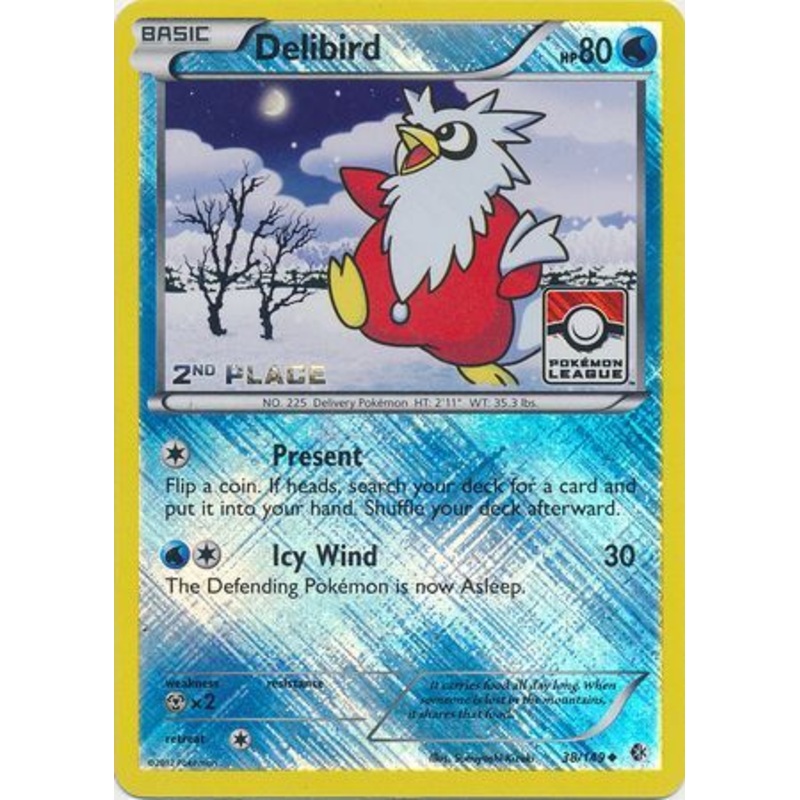 Delibird (38/149) (League Promo 2nd Place) [Black & White: Boundaries Crossed]