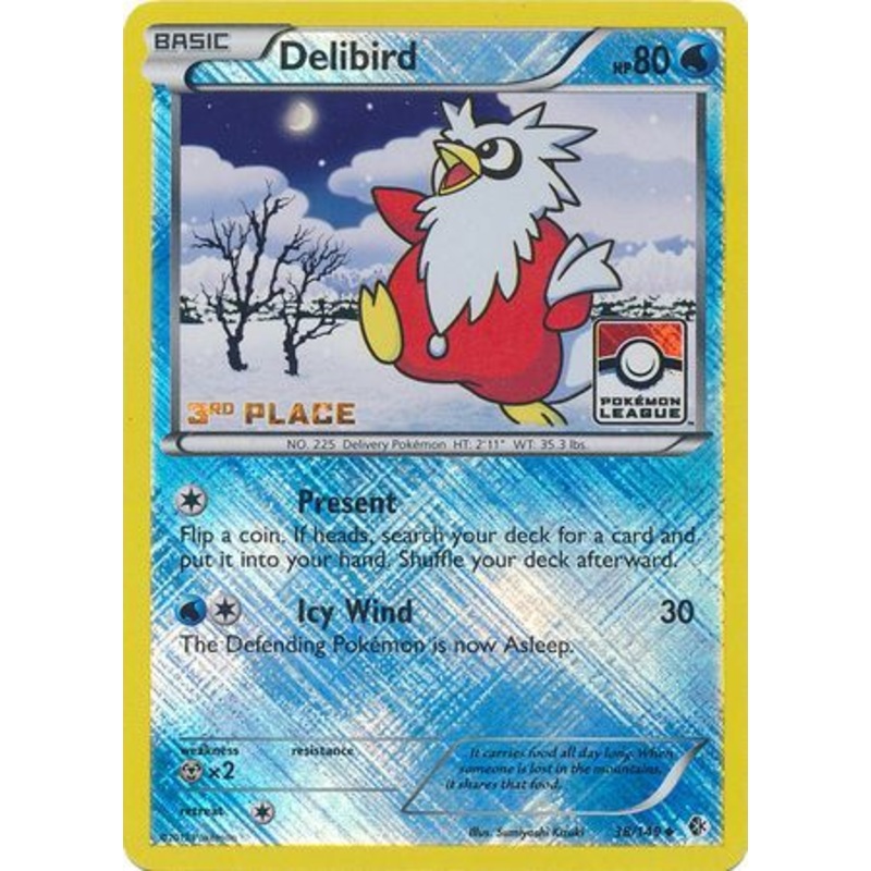 Delibird (38/149) (League Promo 3rd Place) [Black & White: Boundaries Crossed]