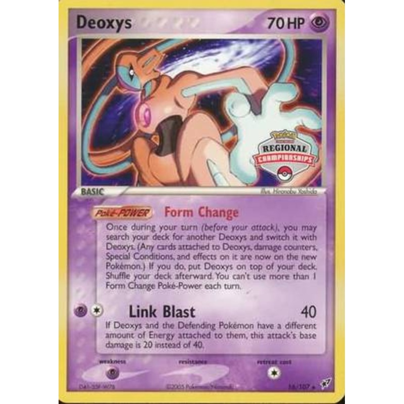 Deoxys (16/107) (Championship Promo) [EX: Deoxys]