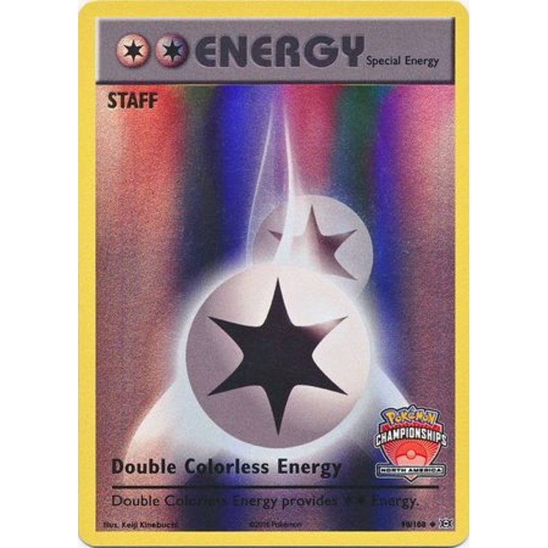 Double Colorless Energy (90/108) (NA Championship Promo Staff) [XY: Evolutions]
