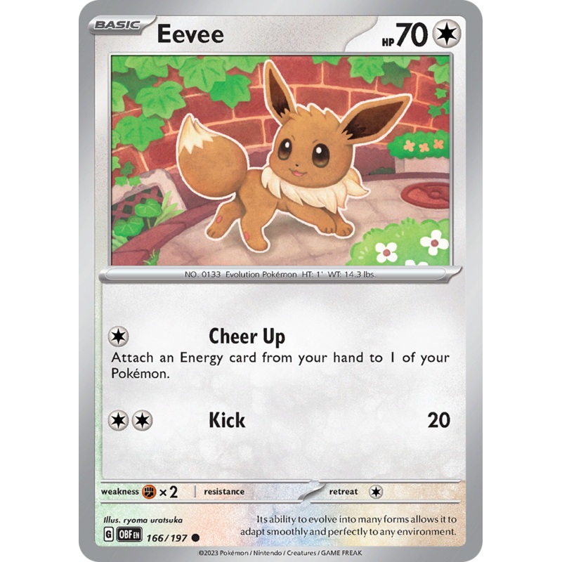 Eevee (166/197) [Scarlet & Violet: Obsidian Flames]