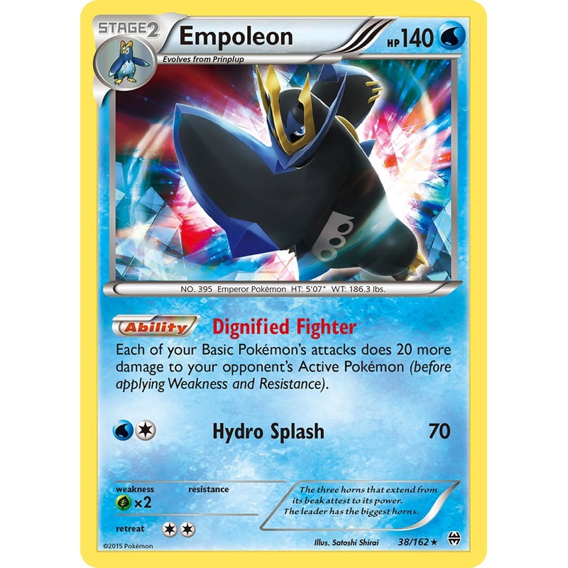 Empoleon (38/162) (Battle Arena Deck Exclusive) (Theme Deck Exclusive) [XY: BREAKthrough]