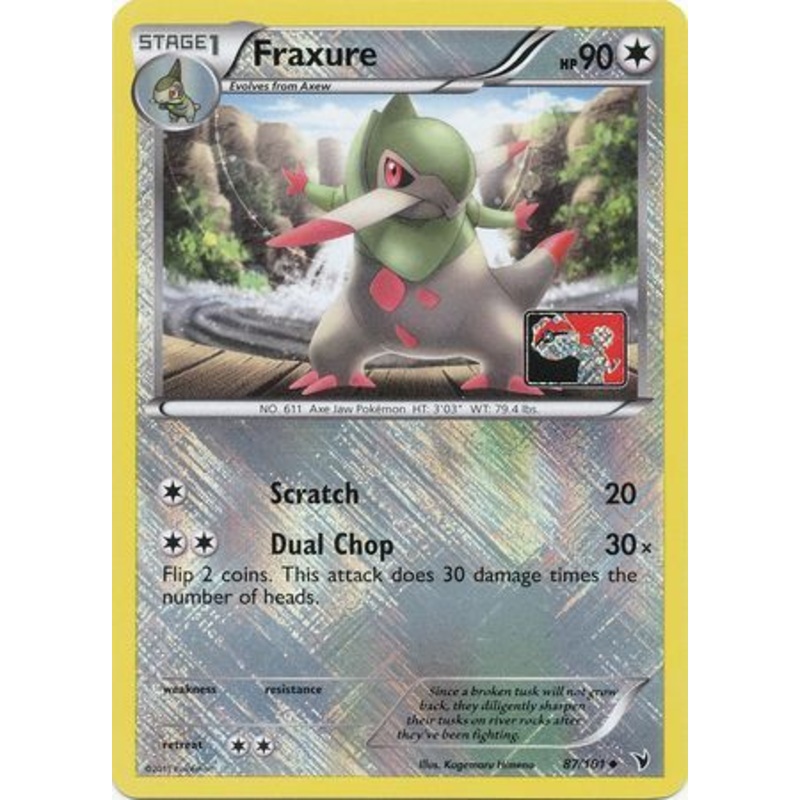 Fraxure (87/101) (League Promo) [Black & White: Noble Victories]