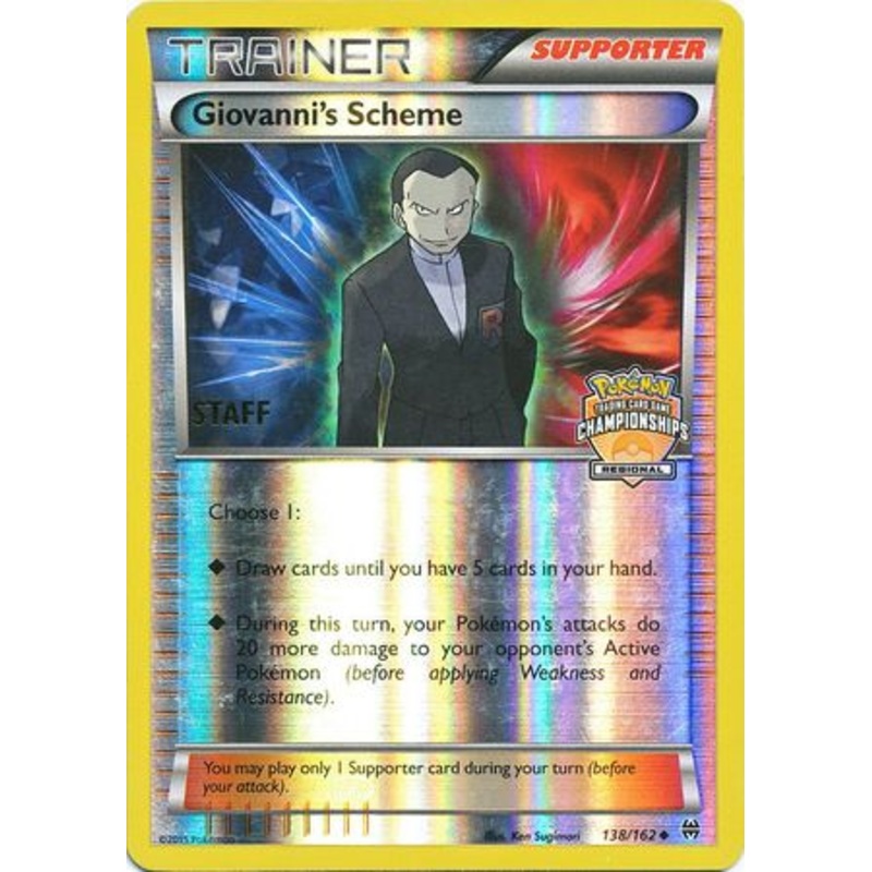 Giovanni's Scheme (138/162) (Championship Promo Staff) [XY: BREAKthrough]