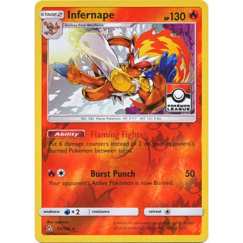 Infernape (23/156) (League Promo) [Sun & Moon: Ultra Prism]