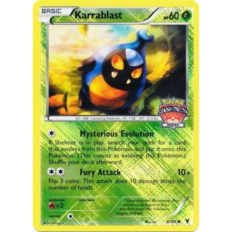 Karrablast (8/101) (Championship Promo) [Black & White: Noble Victories]