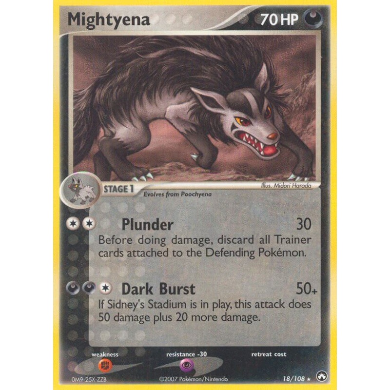 Mightyena (18/108) (Theme Deck Exclusive) [EX: Power Keepers]