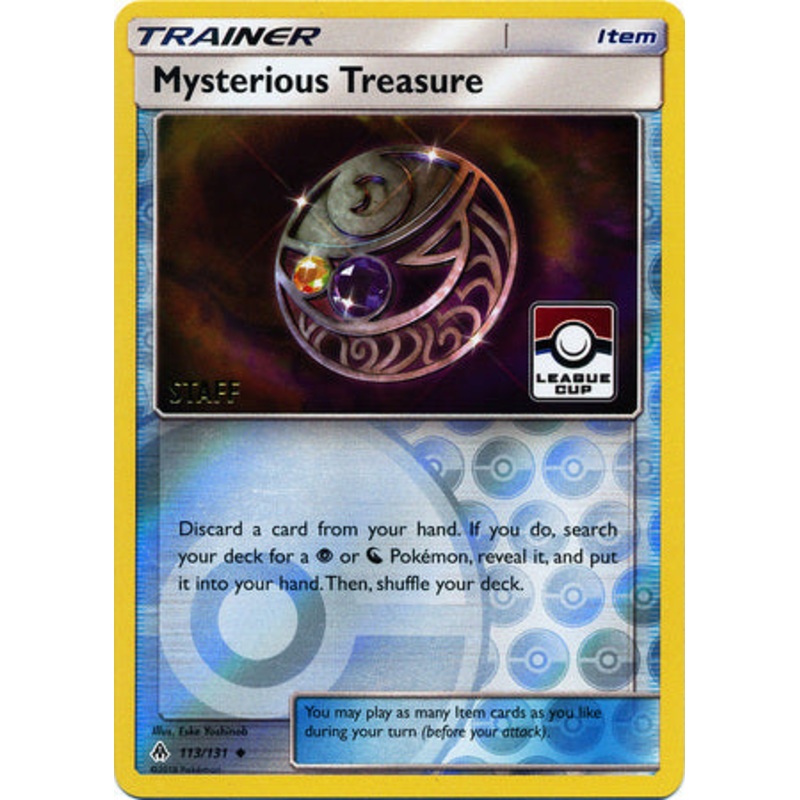 Mysterious Treasure (113/131) (League Promo Staff) [Sun & Moon: Forbidden Light]