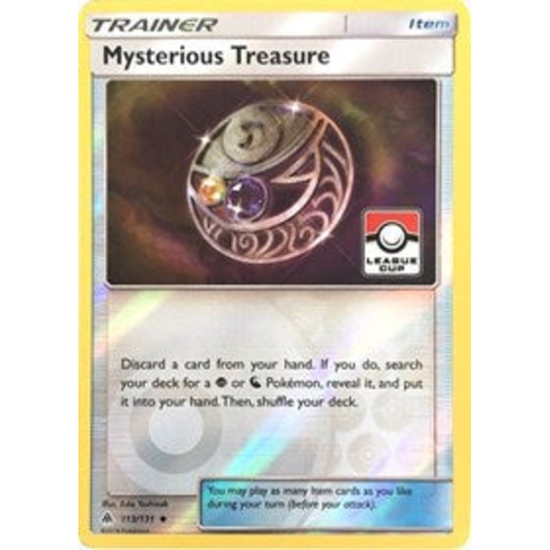 Mysterious Treasure (113/131) (League Promo) [Sun & Moon: Forbidden Light]