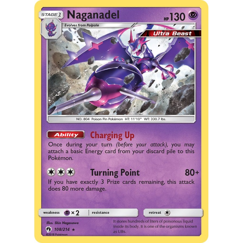 Naganadel(108/214) (Theme Deck Exclusive) [Sun & Moon: Lost Thunder]