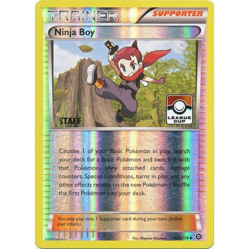 Ninja Boy (103/114) (League Promo Staff) [XY: Steam Siege]