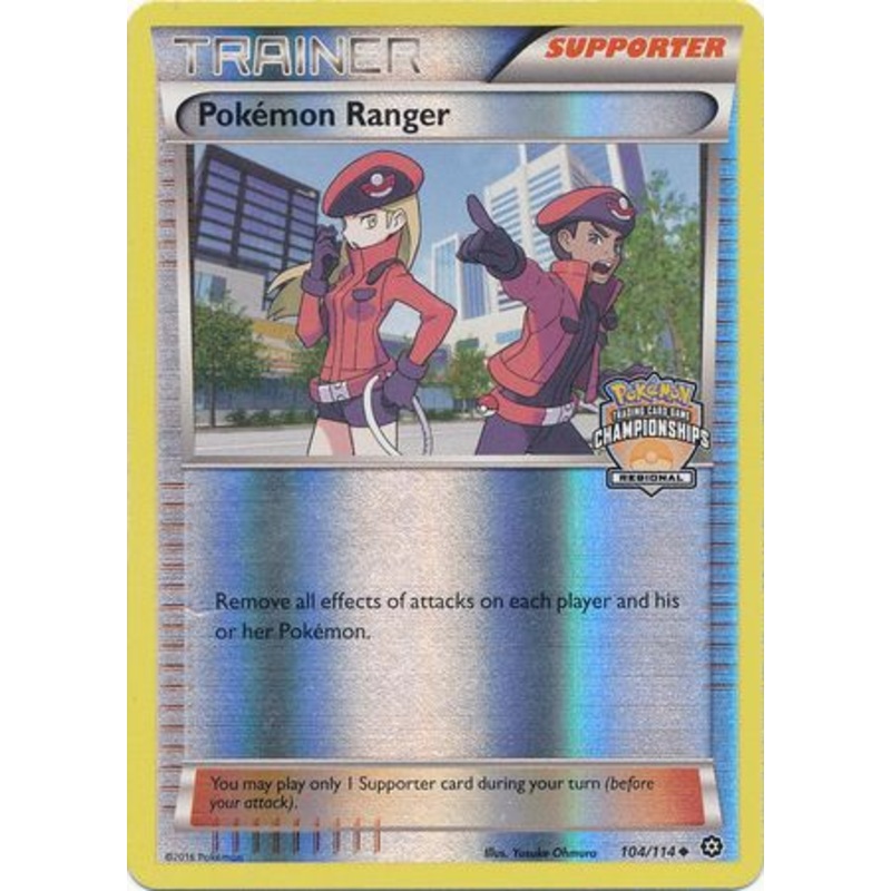 Pokemon Ranger (104/114) (Championship Promo) [XY: Steam Siege]