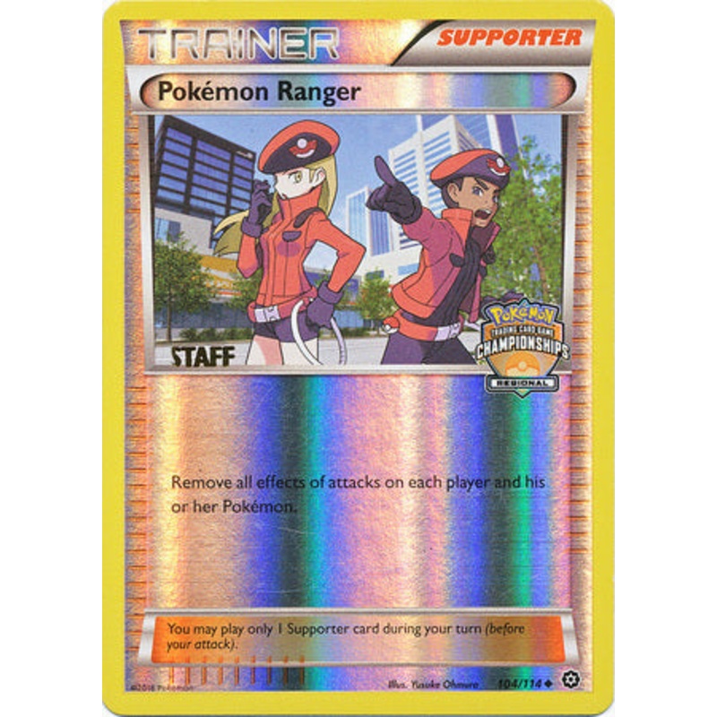 Pokemon Ranger (104/114) (Regional Championship Promo Staff) [XY: Steam Siege]