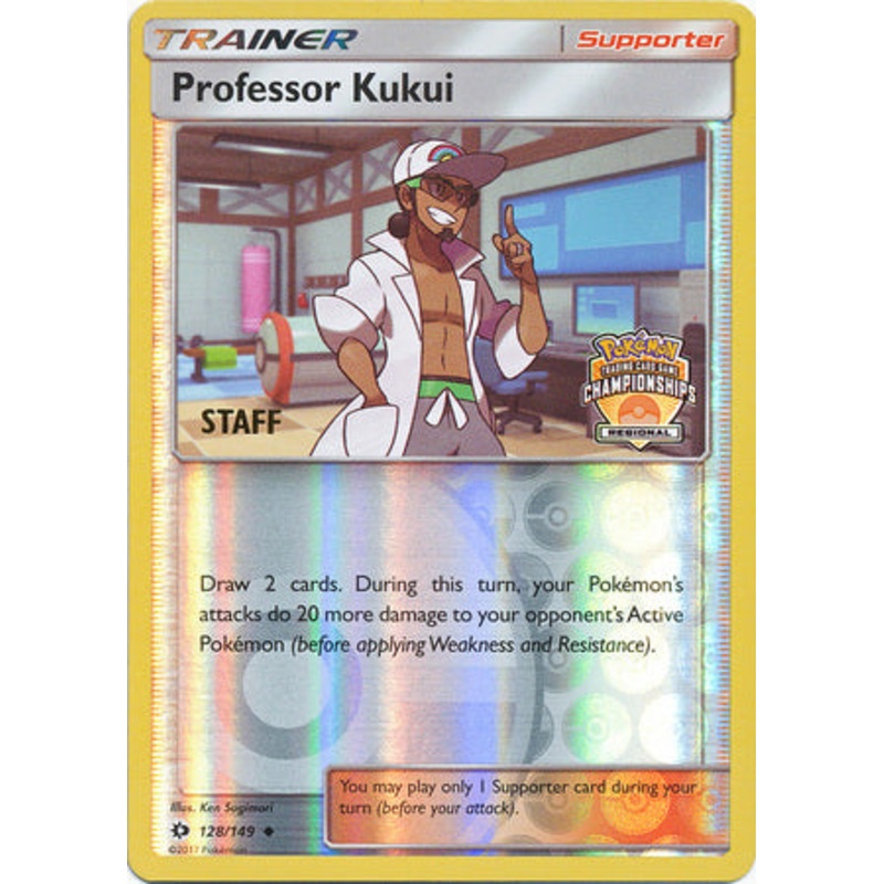 Professor Kukui (128/149) (Regional Championship Promo Staff) [Sun & Moon: Base Set]