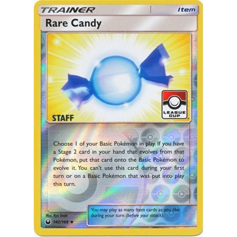 Rare Candy (142/168) (League Promo Staff) [Sun & Moon: Celestial Storm]