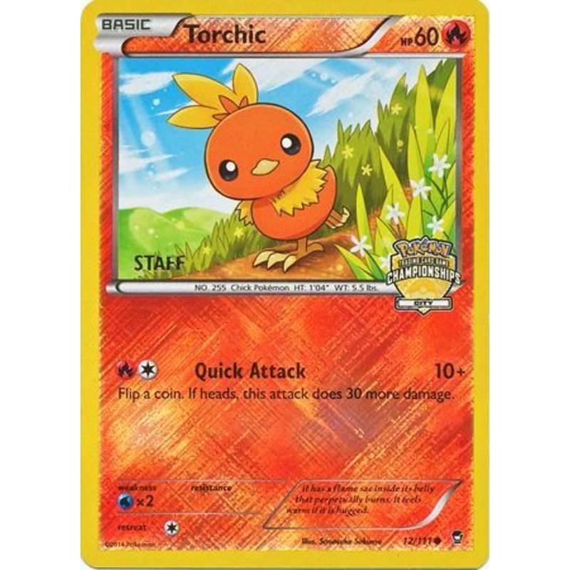Torchic (12/111) (City Championship Promo Staff) [XY: Furious Fists]