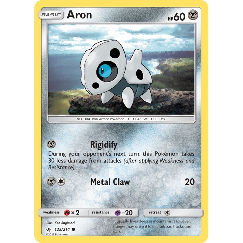 Aron (123/214) [Sun & Moon: Unbroken Bonds]