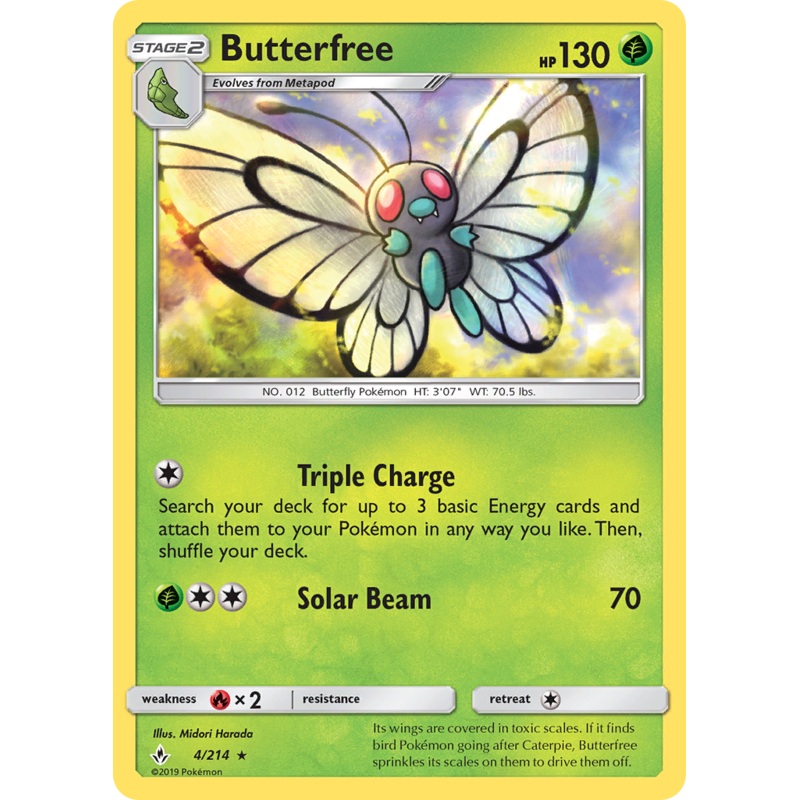 Butterfree (4/214) [Sun & Moon: Unbroken Bonds]