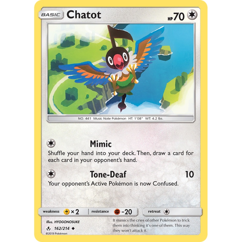 Chatot (162/214) [Sun & Moon: Unbroken Bonds]