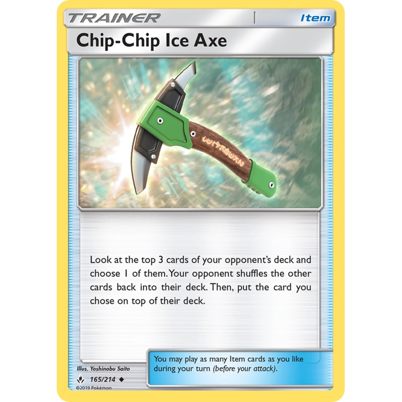 Chip-Chip Ice Axe (165/214) [Sun & Moon: Unbroken Bonds]