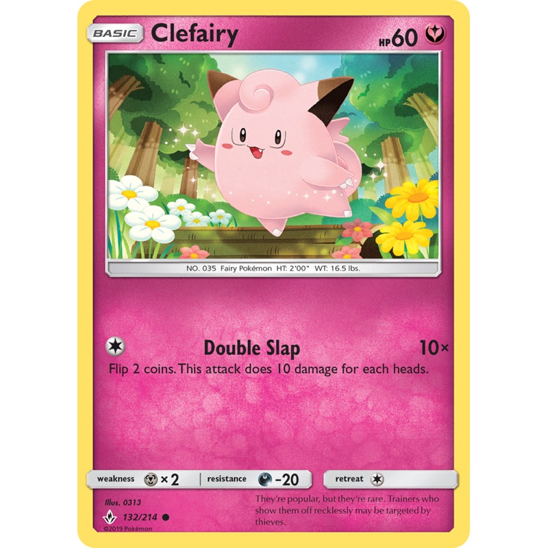Clefairy (132/214) [Sun & Moon: Unbroken Bonds]