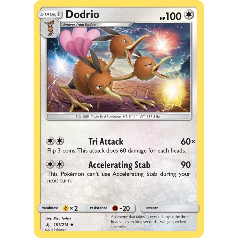 Dodrio (151/214) [Sun & Moon: Unbroken Bonds]