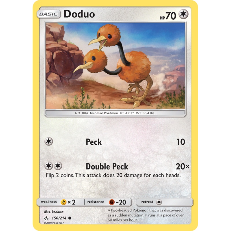 Doduo (150/214) [Sun & Moon: Unbroken Bonds]