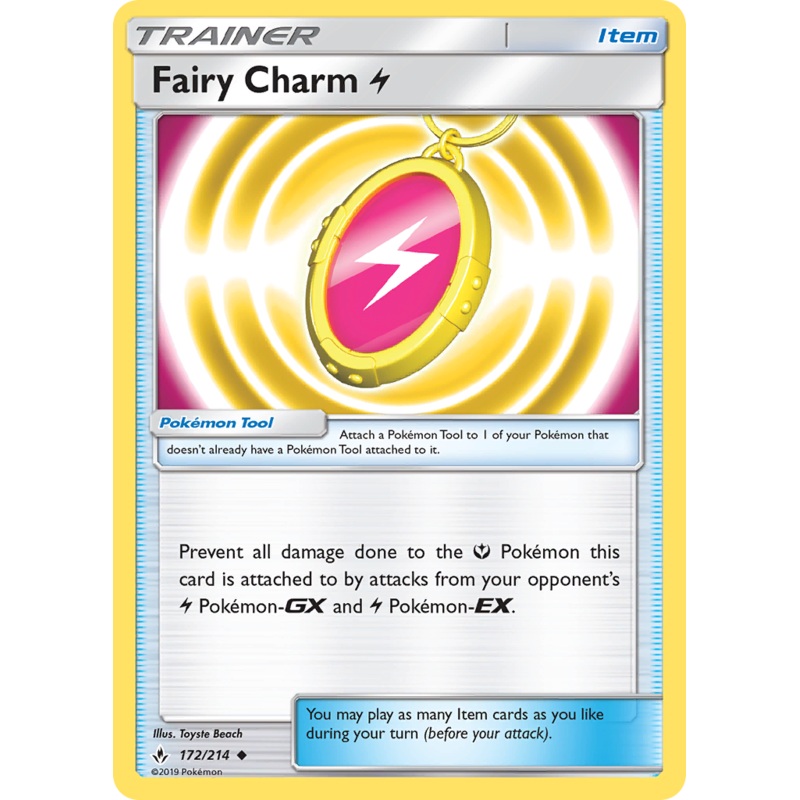 Fairy Charm Lightning (172/214) [Sun & Moon: Unbroken Bonds]