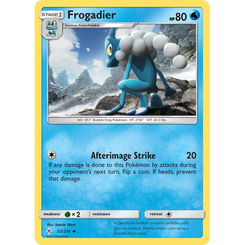 Frogadier (52/214) [Sun & Moon: Unbroken Bonds]