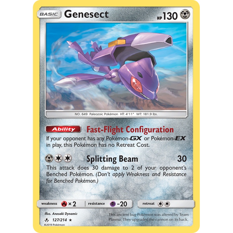 Genesect (127/214) [Sun & Moon: Unbroken Bonds]