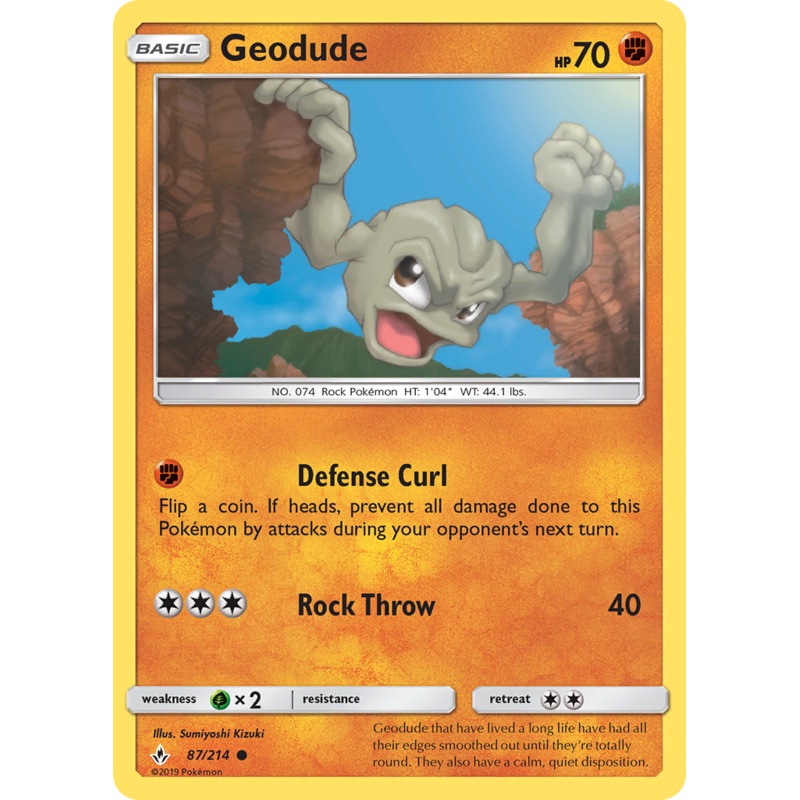 Geodude (87/214) [Sun & Moon: Unbroken Bonds]