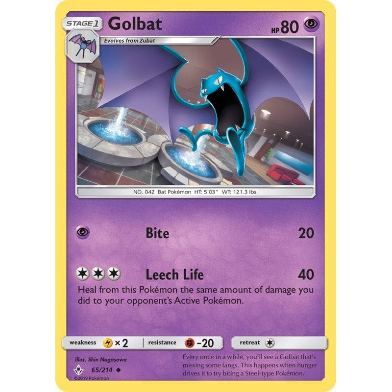 Golbat (65/214) [Sun & Moon: Unbroken Bonds]