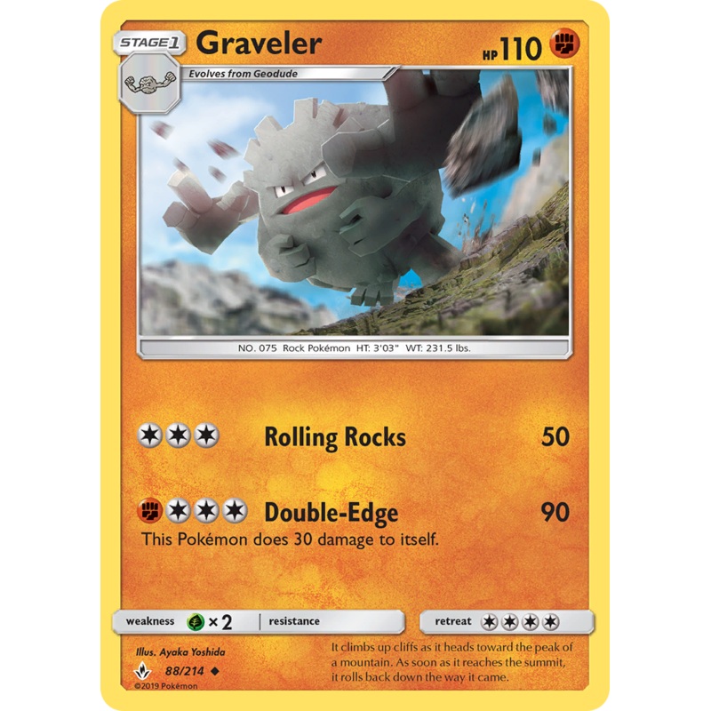 Graveler (88/214) [Sun & Moon: Unbroken Bonds]