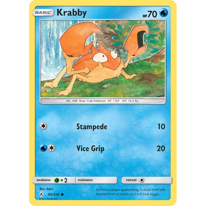 Krabby (46/214) [Sun & Moon: Unbroken Bonds]