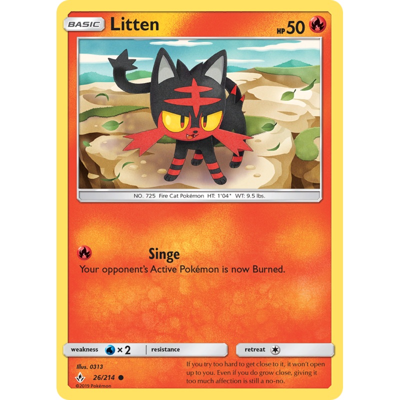 Litten (26/214) [Sun & Moon: Unbroken Bonds]