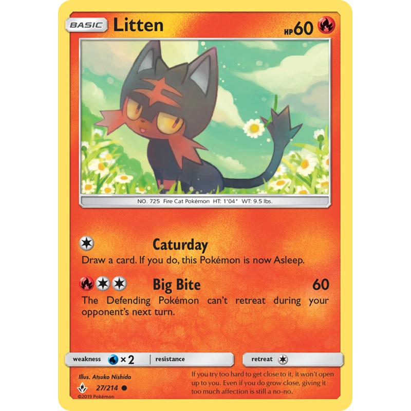 Litten (27/214) [Sun & Moon: Unbroken Bonds]