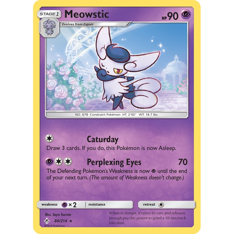 Meowstic (80/214) [Sun & Moon: Unbroken Bonds]