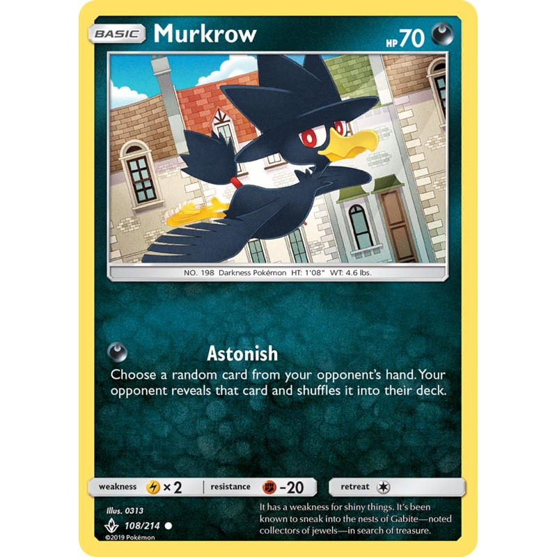 Murkrow (108/214) [Sun & Moon: Unbroken Bonds]