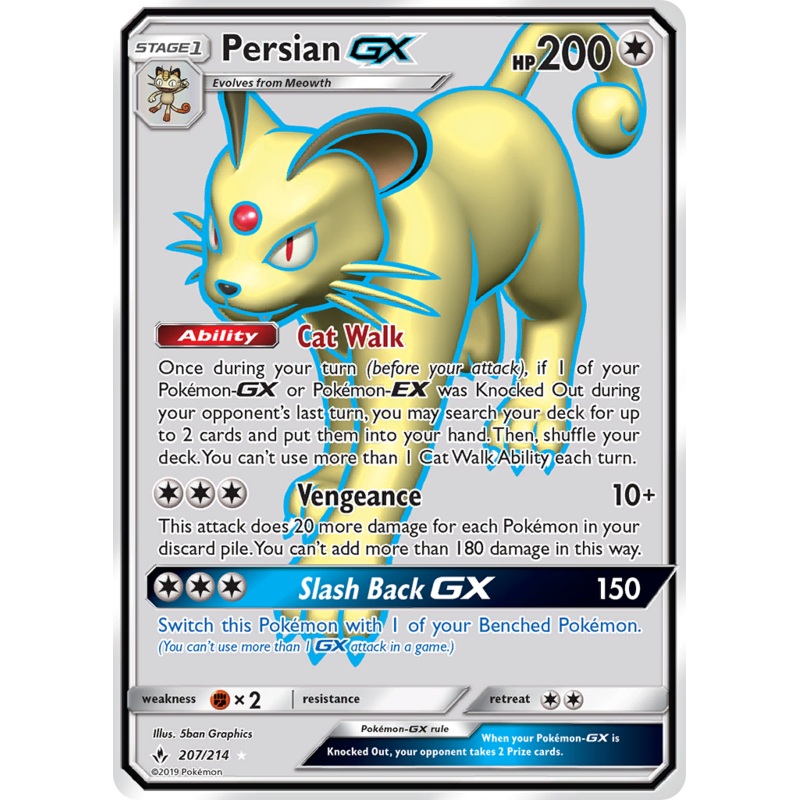 Persian GX (207/214) [Sun & Moon: Unbroken Bonds]