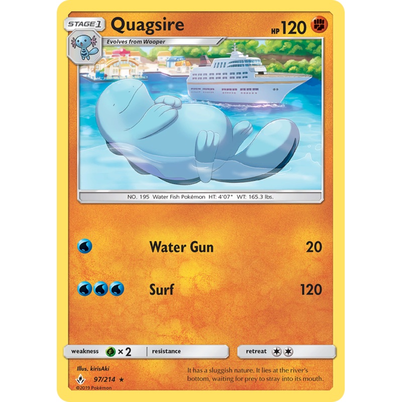Quagsire (97/214) [Sun & Moon: Unbroken Bonds]
